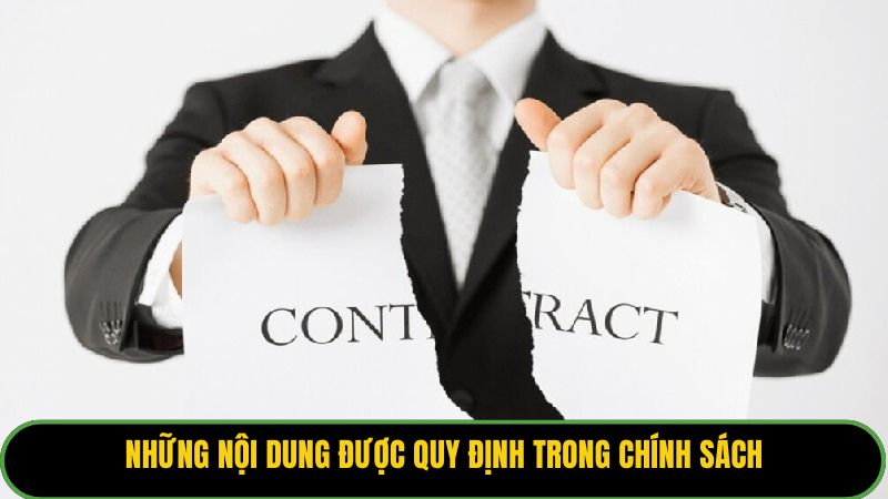 Những nội dung được quy định trong chính sách