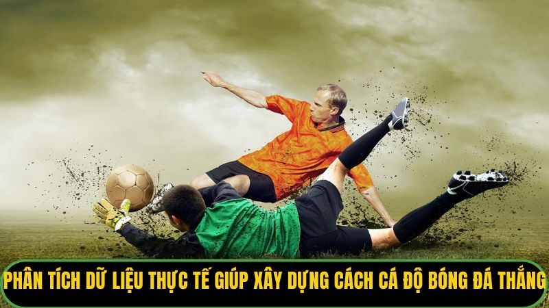Phân tích dữ liệu thực tế giúp xây dựng cách cá độ bóng đá dễ thắng. 