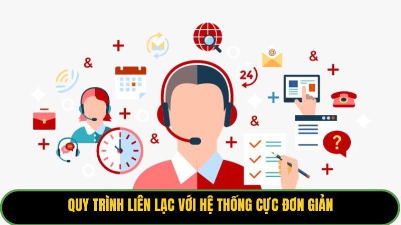 Quy trình liên lạc với hệ thống cực đơn giản